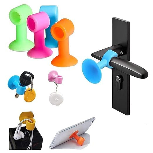 Anti-Collision Silicone Door Stopper(Multicolor, Pack of 2)